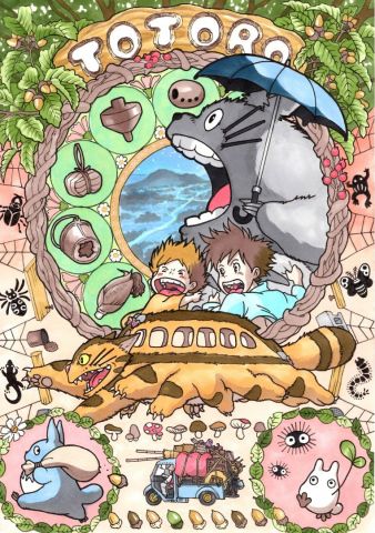 Art nouveau - Totoro
