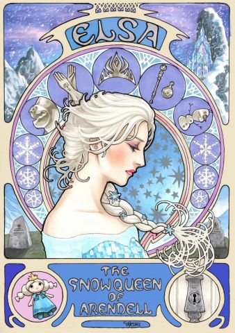 Art nouveau - Frozen