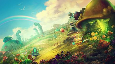 Mushroom forest
