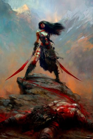 Barbarian Woman - Diablo 3